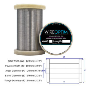 Stainless Steel 316L - 46 AWG - Bulk