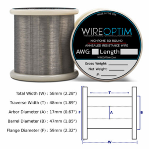 Nichrome 80 - 46 AWG - Bulk