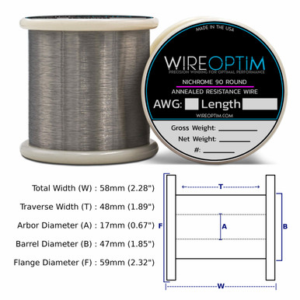 Nichrome 90 - 46 AWG - Bulk
