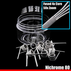 Hybrid Wire Coils - 4x Core N80 / N80 - 10 Pack